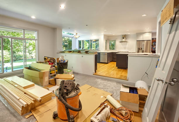 Professional Cabinet Refacing technician working in Lonsdale, MN